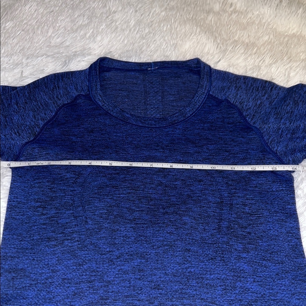 Lululemon long sleeve blue shirt size 4 - Picture 5 of 8